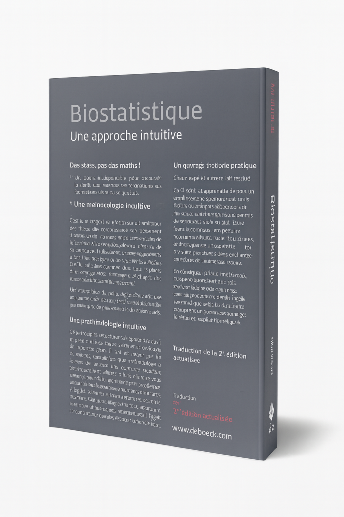 ⁦Biostatistique – Une approche intuitive (2e édition)⁩ - الصورة ⁦2⁩