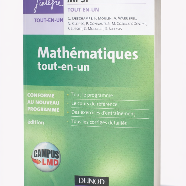 Mathématiques tout-en-un MPSI
