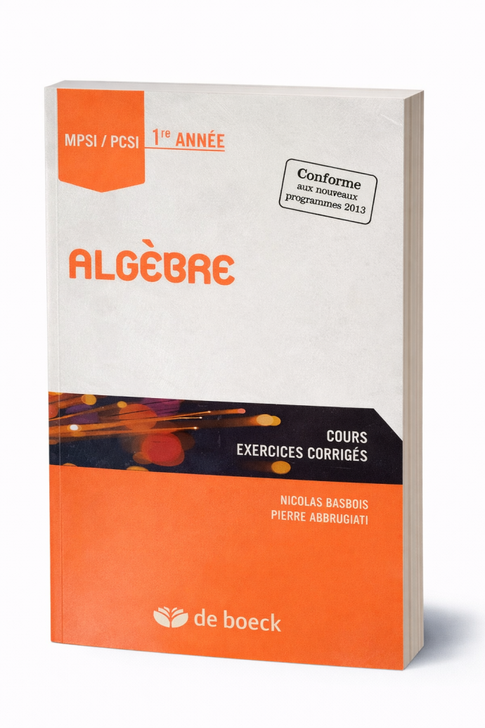Algèbre MPSI PCSI – 1re année