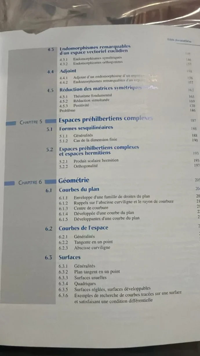 ⁦Algèbre et géométrie – PC-PSI-PT⁩ - الصورة ⁦2⁩
